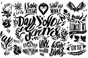 "some day" is too late tattoo idea
