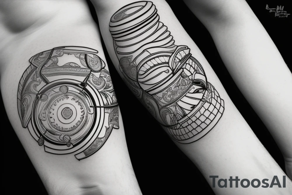 Orange Honda Element tattoo idea