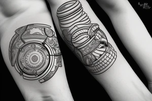 Orange Honda Element tattoo idea