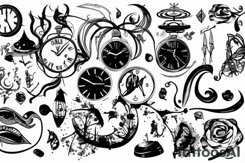 Representation of time tattoo idea