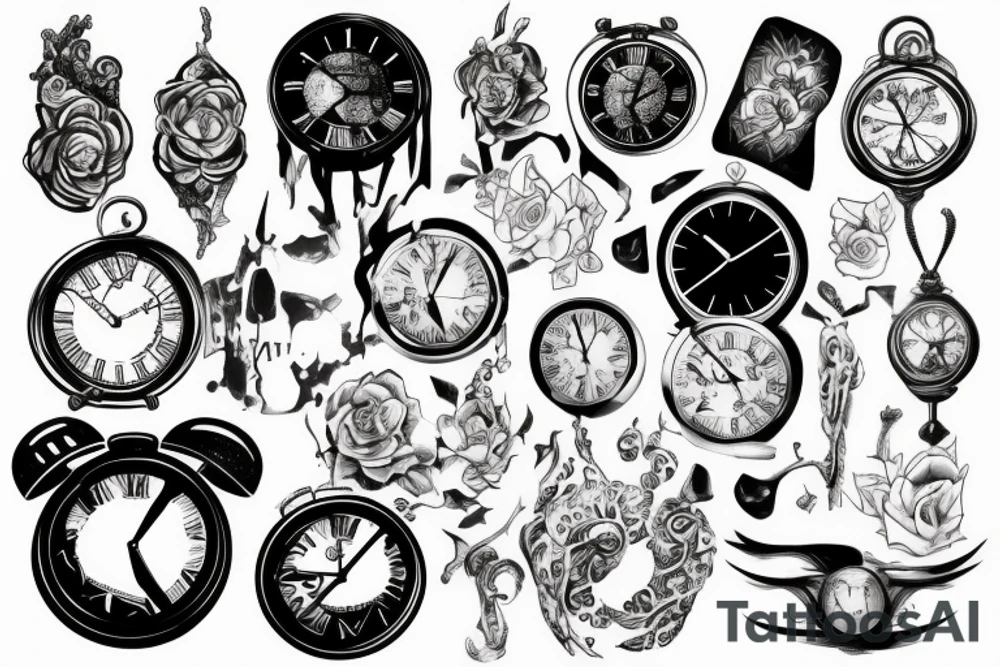 Representation of time tattoo idea