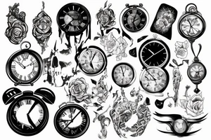 Representation of time tattoo idea