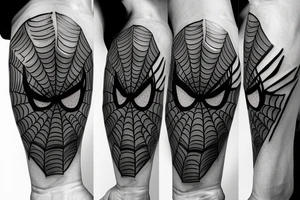 Spiderman crossover with David tattoo idea