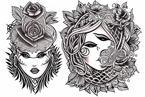Design incorporating my wife and daughter name. Riva Rashmi tattoo idea