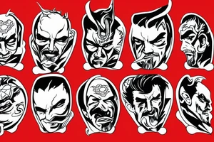Dr strange on a skateboard tattoo idea
