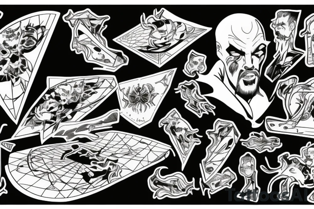 Dr strange on a skateboard tattoo idea