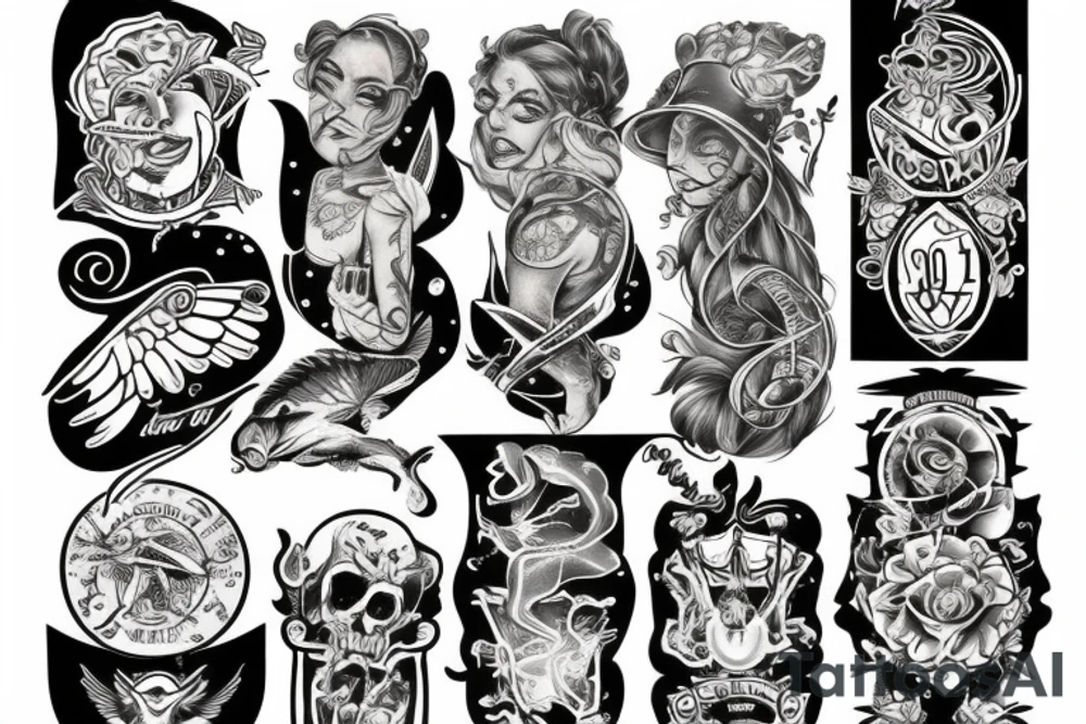 sky angels tattoo idea