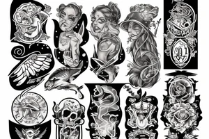 sky angels tattoo idea
