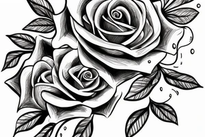 Rose tattoo idea