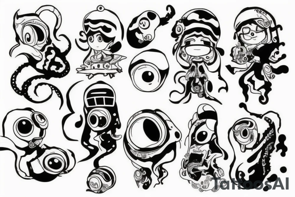 Splatoon tattoo idea