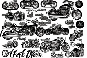 motorcycle quotes tattoo idea