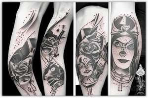 Siblings four love hate tattoo idea