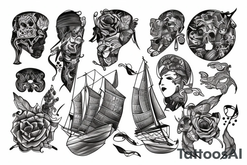 Boat that says toba tattoo idea