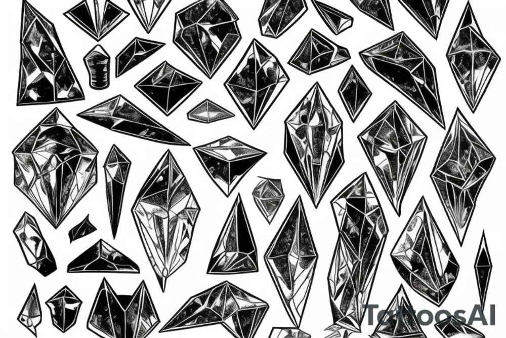 Crystal tattoo idea