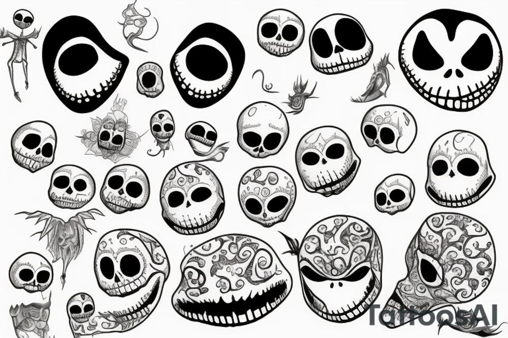 Jack Skellington tattoo idea