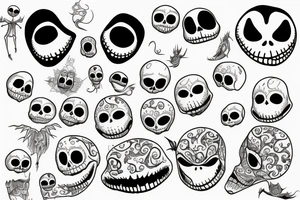 Jack Skellington tattoo idea