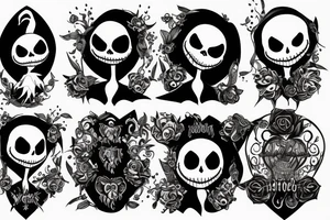 Jack Skellington tattoo idea