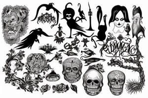 Thing from the Addams Family tattoo idea