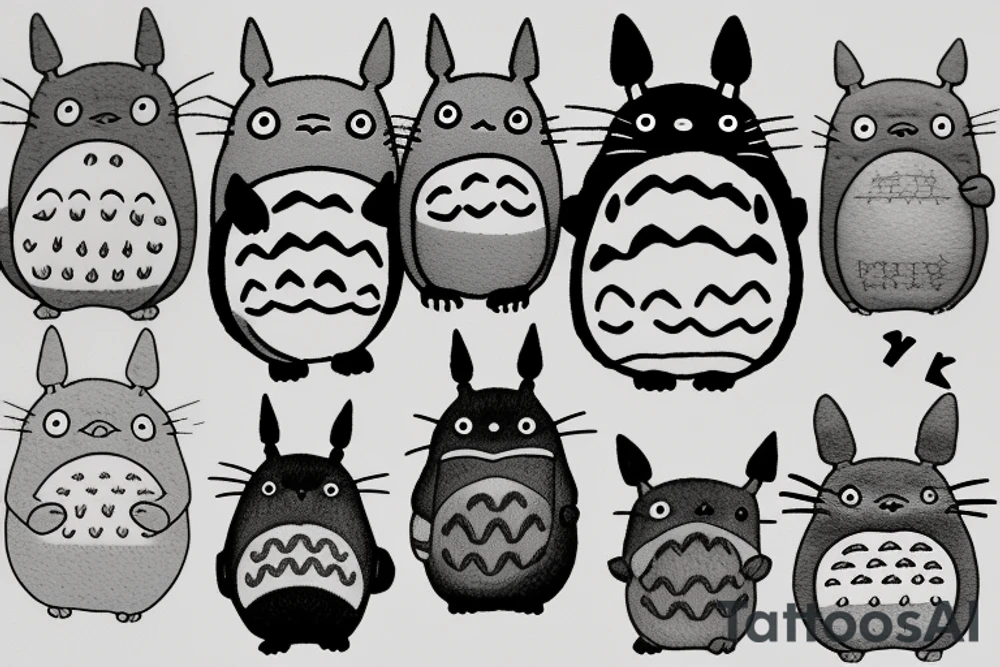 Totoro tattoo idea