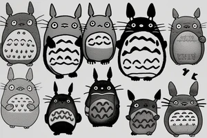 Totoro tattoo idea