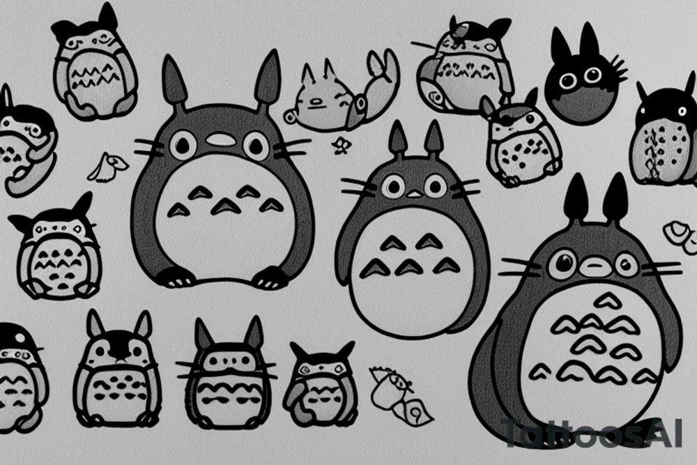Totoro tattoo idea