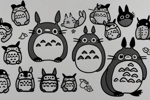 Totoro tattoo idea