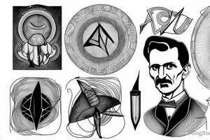 nikola tesla tattoo idea