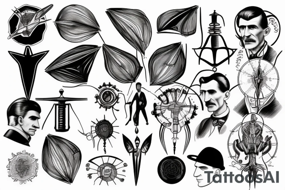 nikola tesla tattoo idea