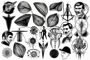 nikola tesla tattoo idea