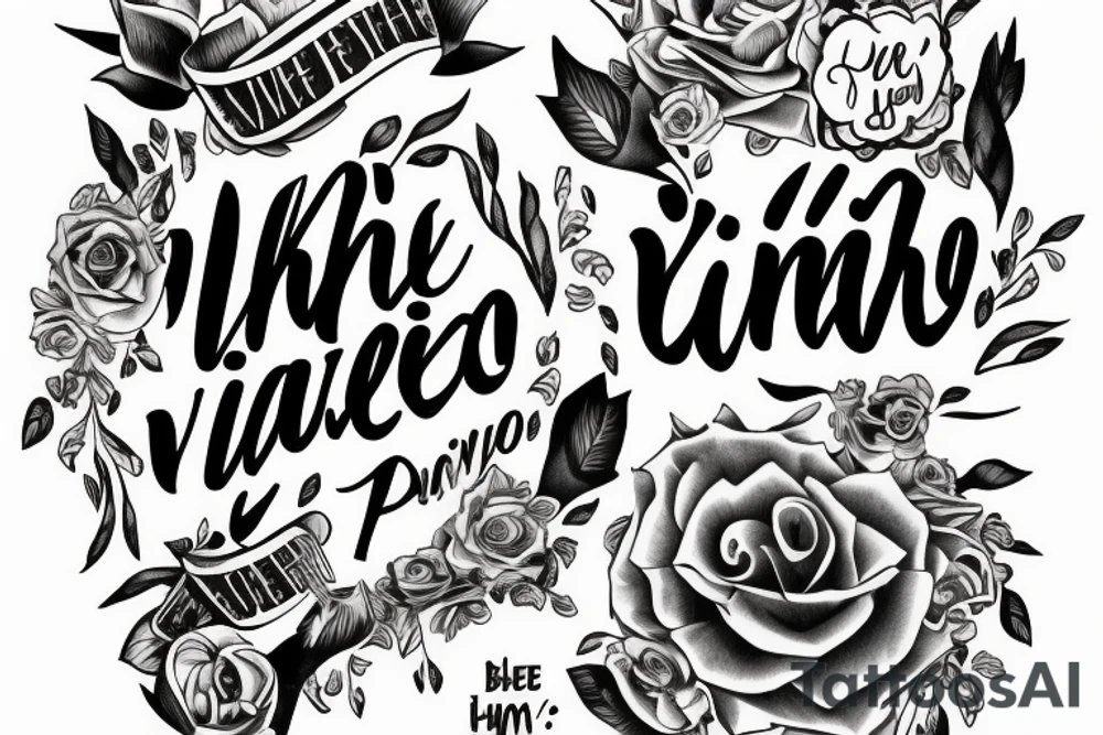 Prayer hands with quote “What A Time To Be Alive” tattoo idea