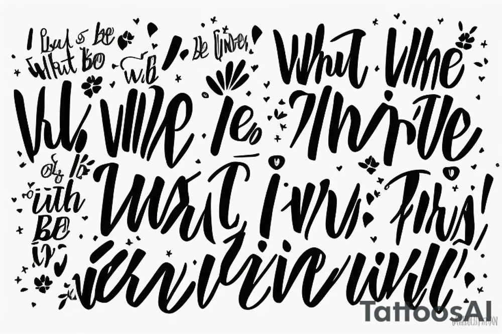 Prayer hands with quote “What A Time To Be Alive” tattoo idea