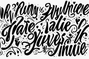 Prayer hands with banner quote “What A Time To Be Alive” tattoo idea