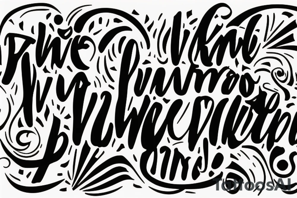 Prayer hands with banner quote “What A Time To Be Alive” tattoo idea