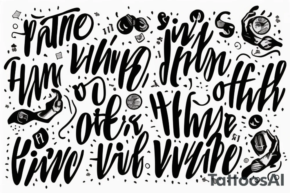 Prayer hands with banner quote “What A Time To Be Alive” tattoo idea
