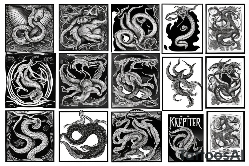 kraken tattoo idea