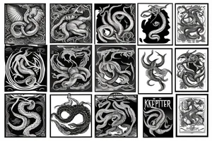 kraken tattoo idea