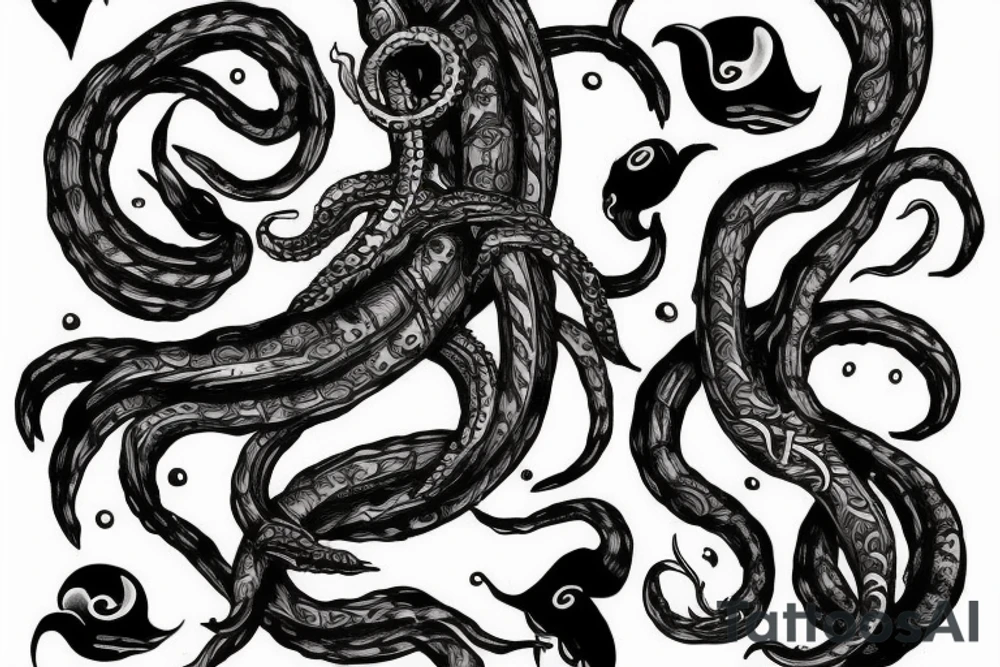 kraken tattoo idea