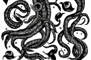 kraken tattoo idea