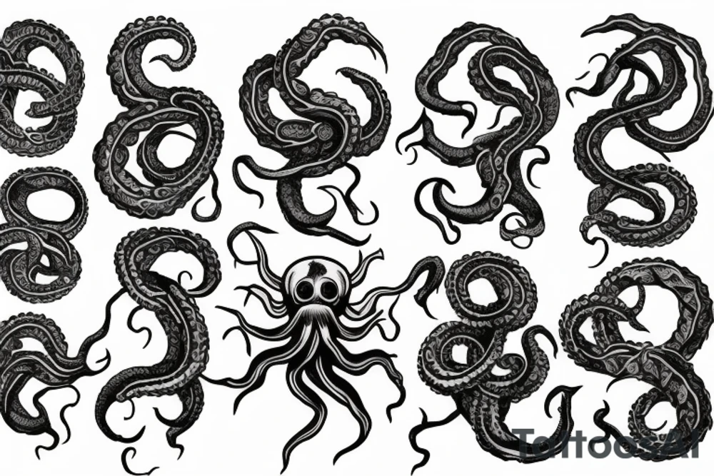 kraken tattoo idea