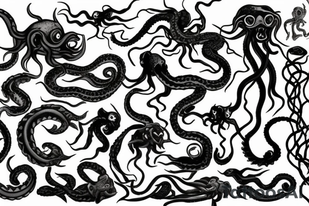 kraken tattoo idea