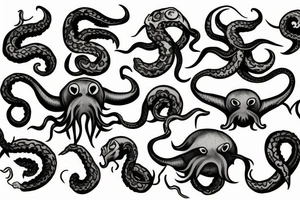 kraken tattoo idea