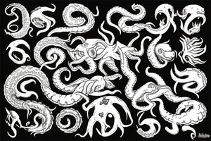 kraken tattoo idea
