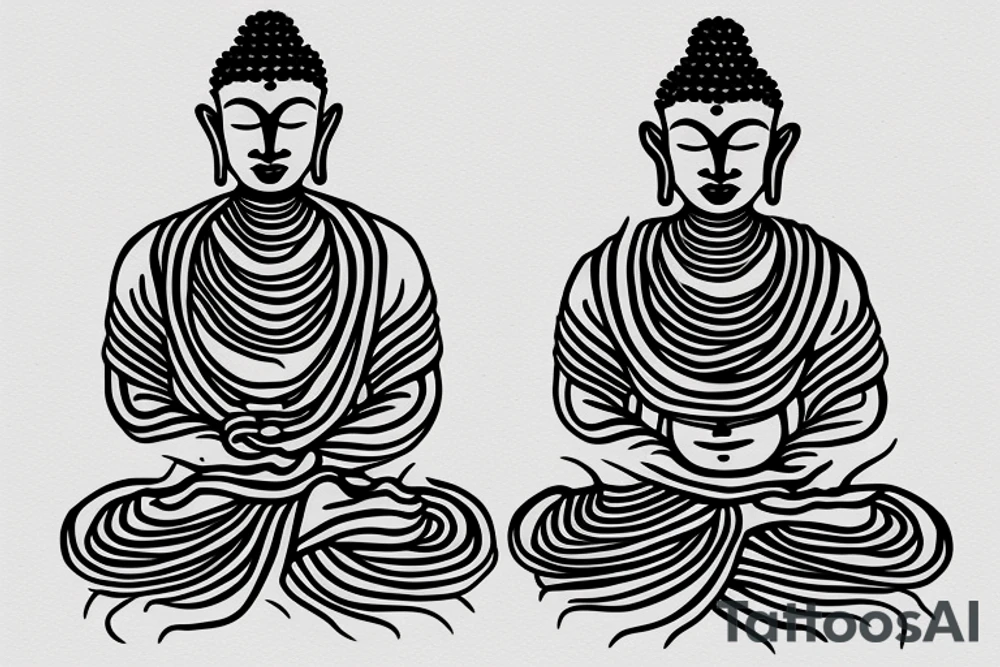 alien meditating like buddha simple symmetric tattoo idea alien meditating like buddha simple symmetric tattoo idea