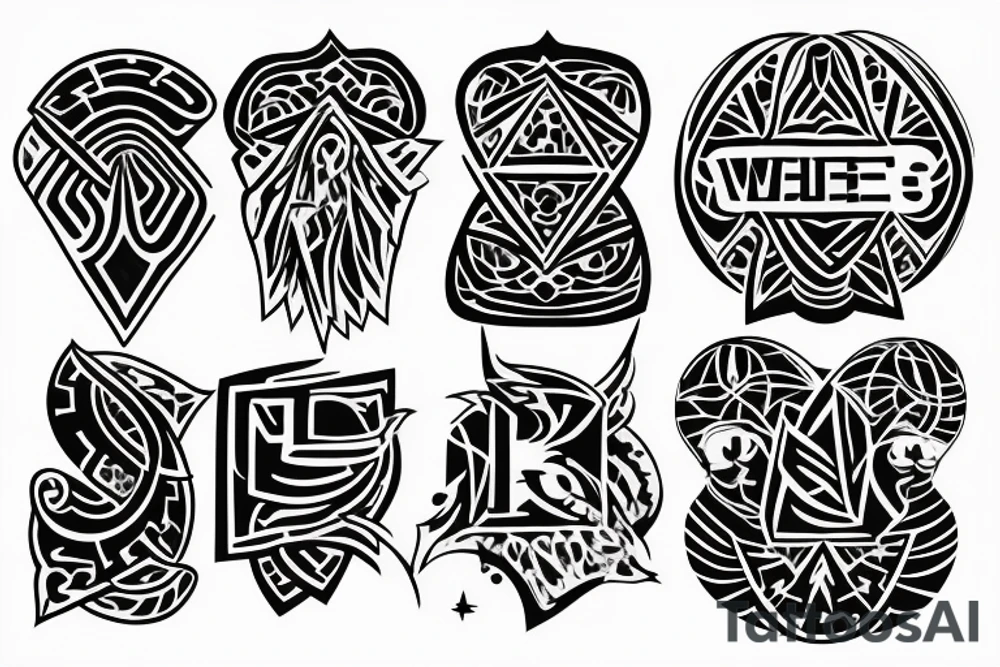 tattoo incorporating “we got we” and perfectly imperfect. tattoo idea