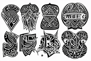 tattoo incorporating “we got we” and perfectly imperfect. tattoo idea