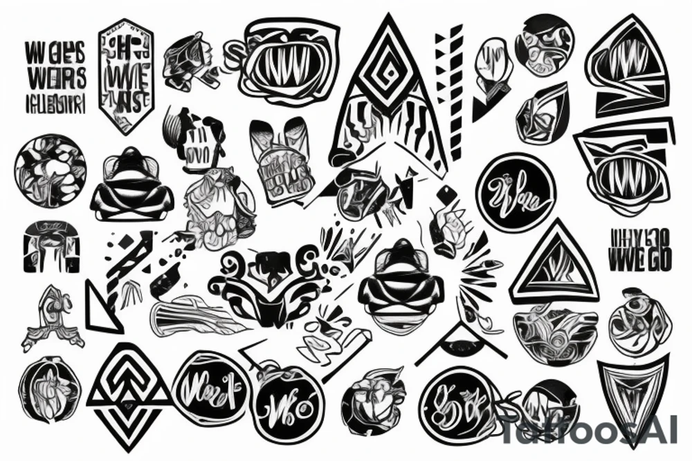 Imperfect tattoo “we got we” tattoo idea