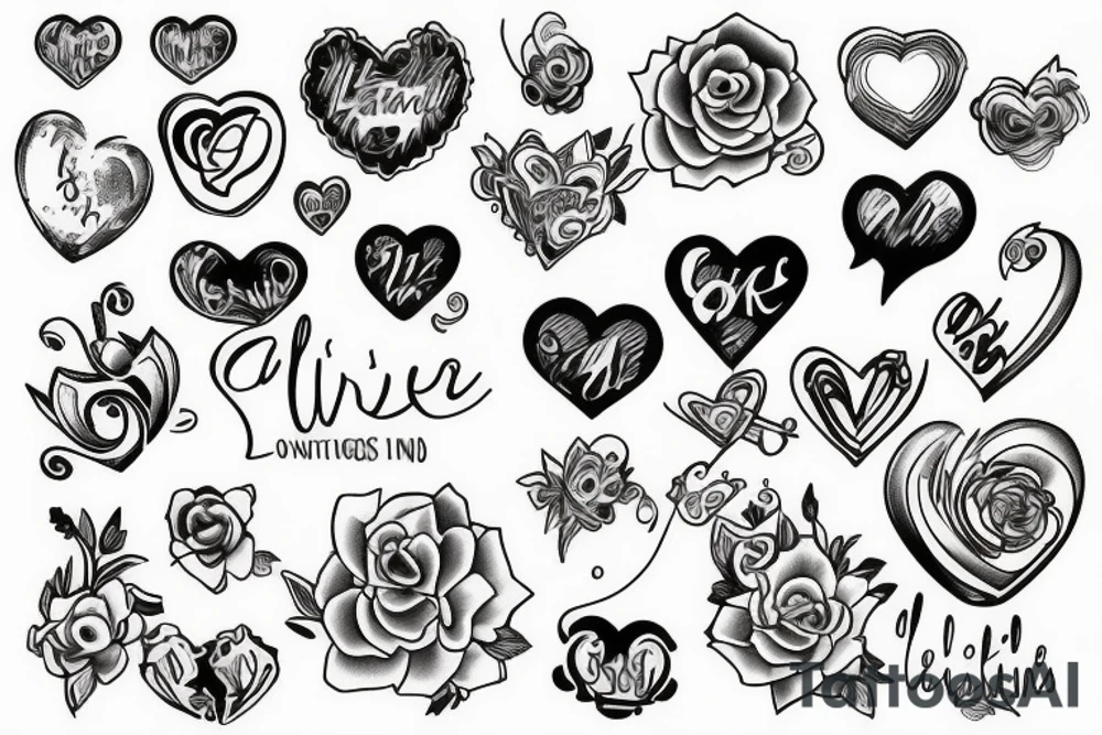 Everlasting love, lucky tattoo idea