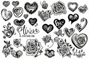 Everlasting love, lucky tattoo idea
