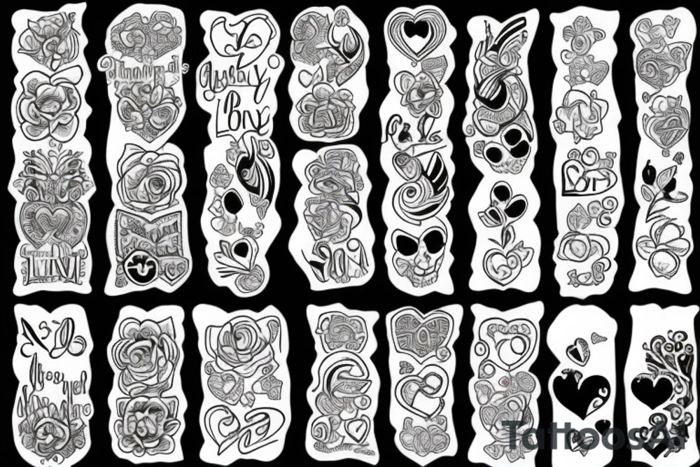 Everlasting love, lucky tattoo idea