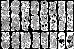 Everlasting love, lucky tattoo idea